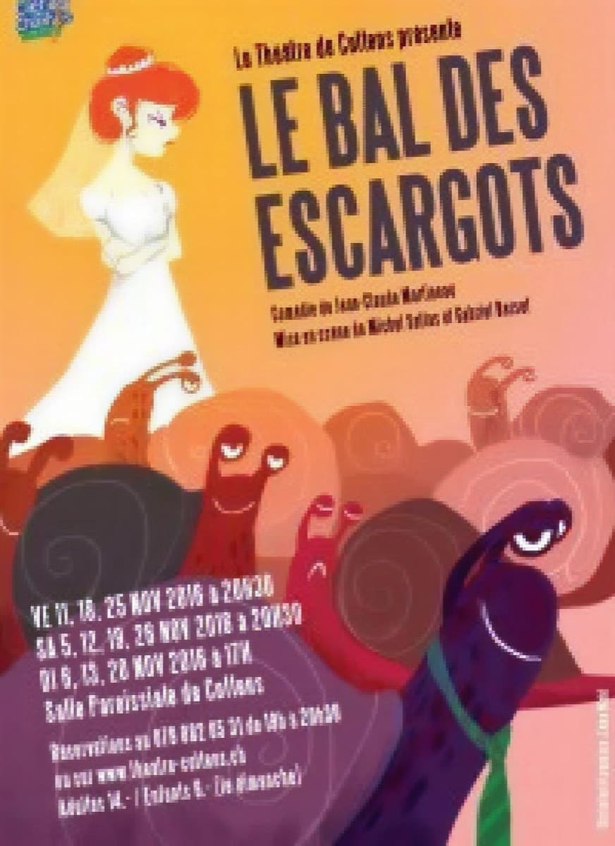 Affiche Le bal des escargots
